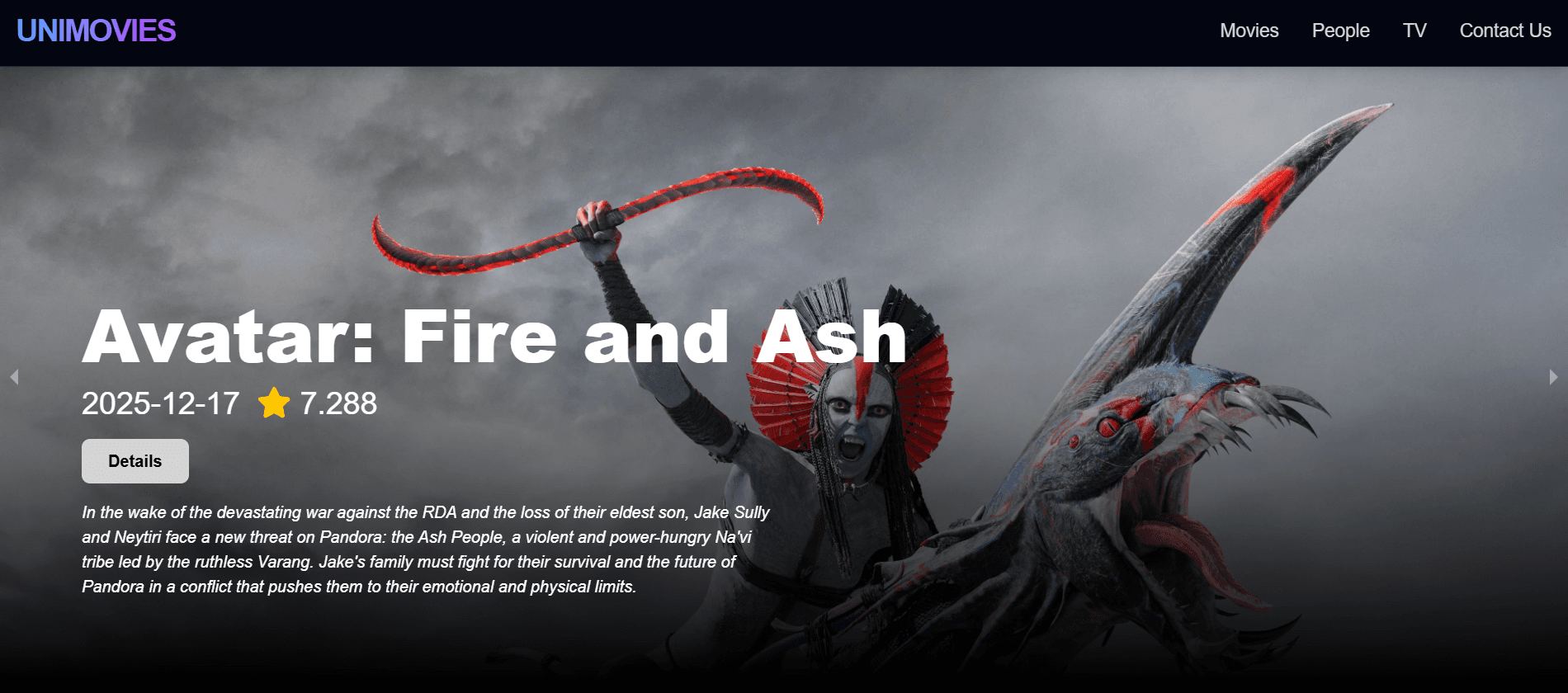 UNIMOVIES screenshot